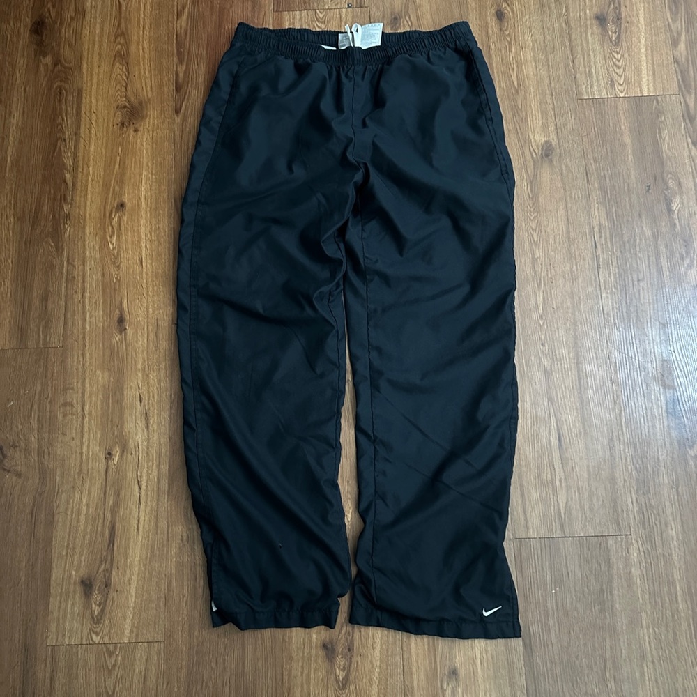 2000s vintage Nike Men's Black Track Pants